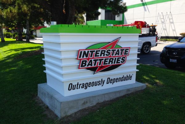 Interstate Batteries Monument Sign